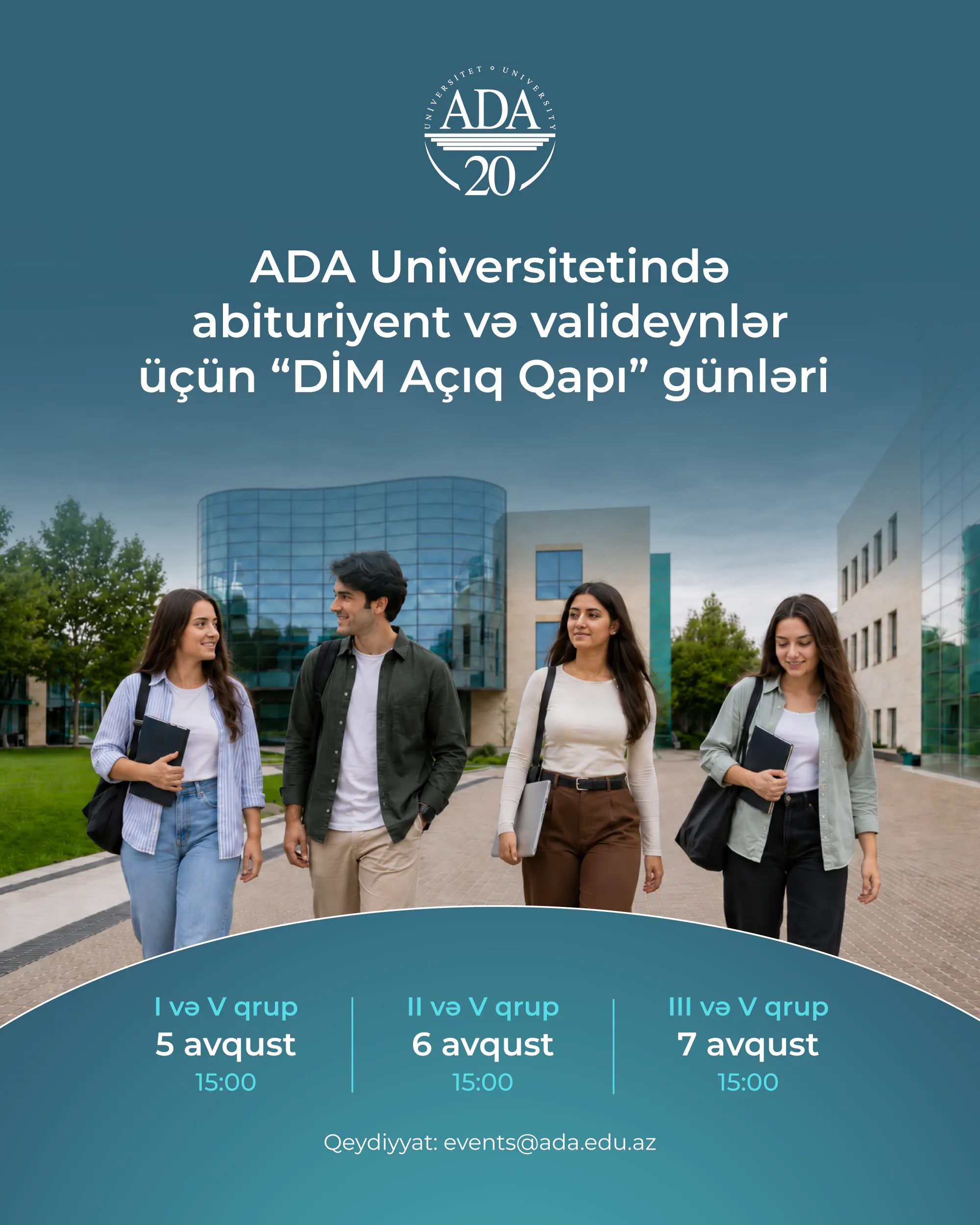 I və V qrup ixtisaslarına qəbul üzrə Açıq qapı günü