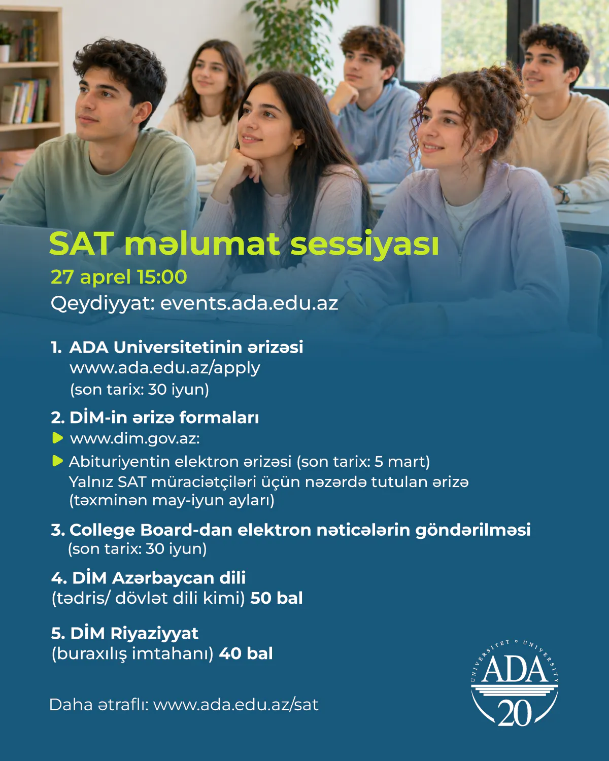 SAT məlumat sessiyası