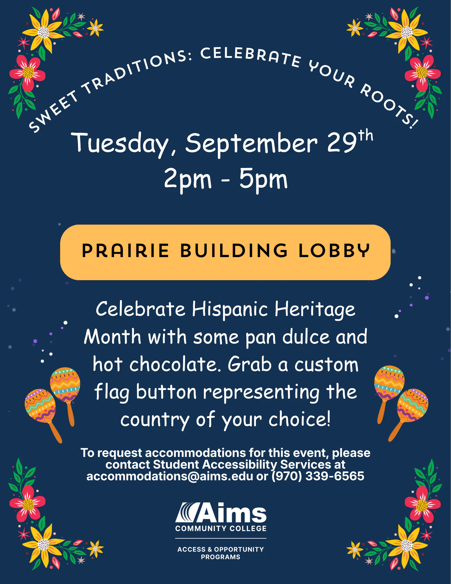 Access and Opportunity Programs FA26: Sweet Traditions