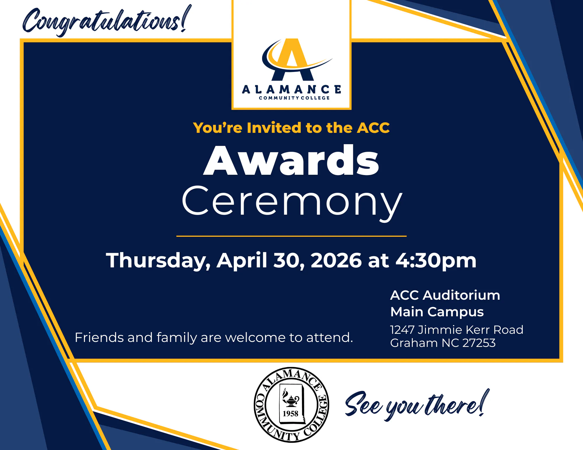 Award Ceremony 2026 | 4:30 pm