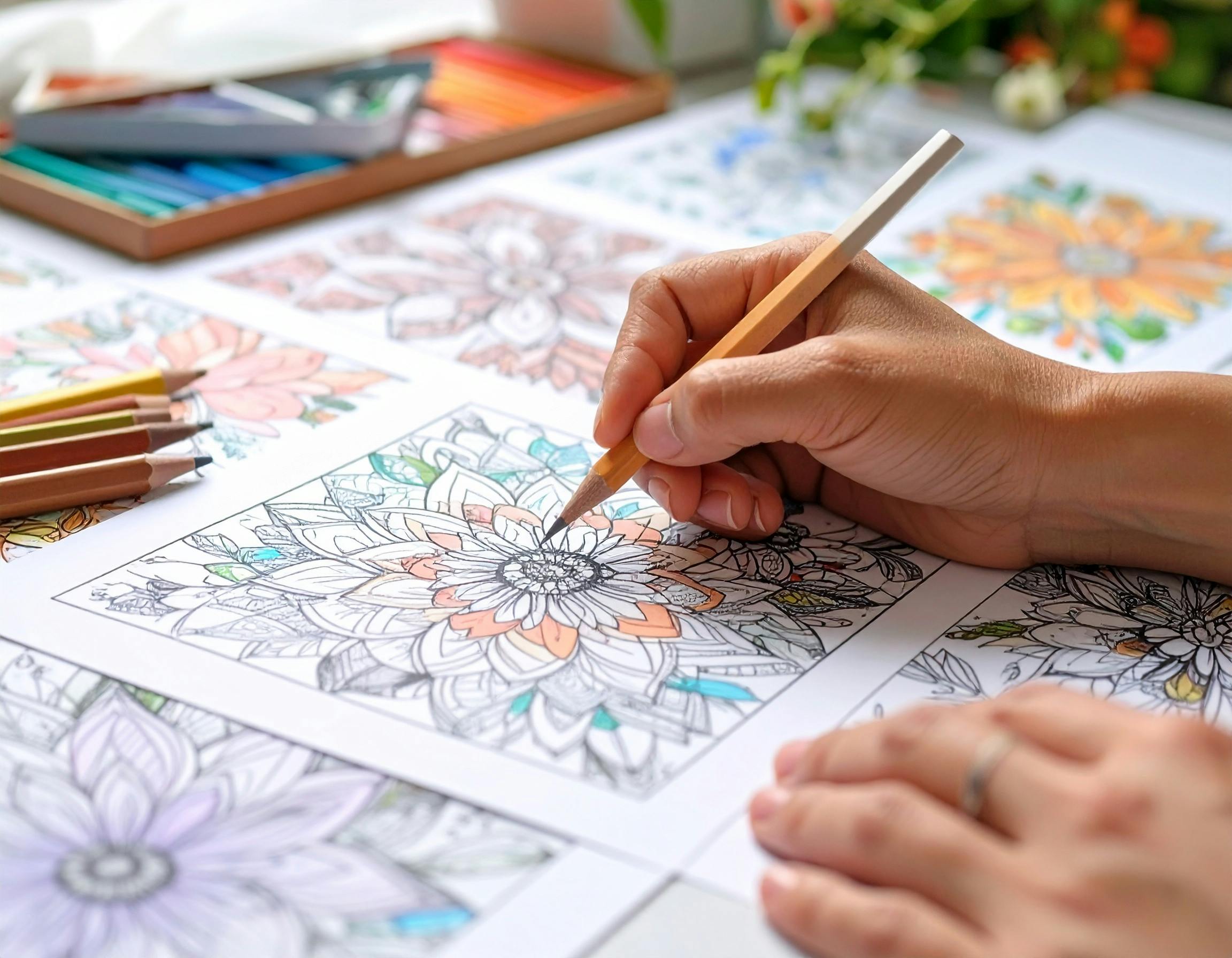 Color Your Stress Away
