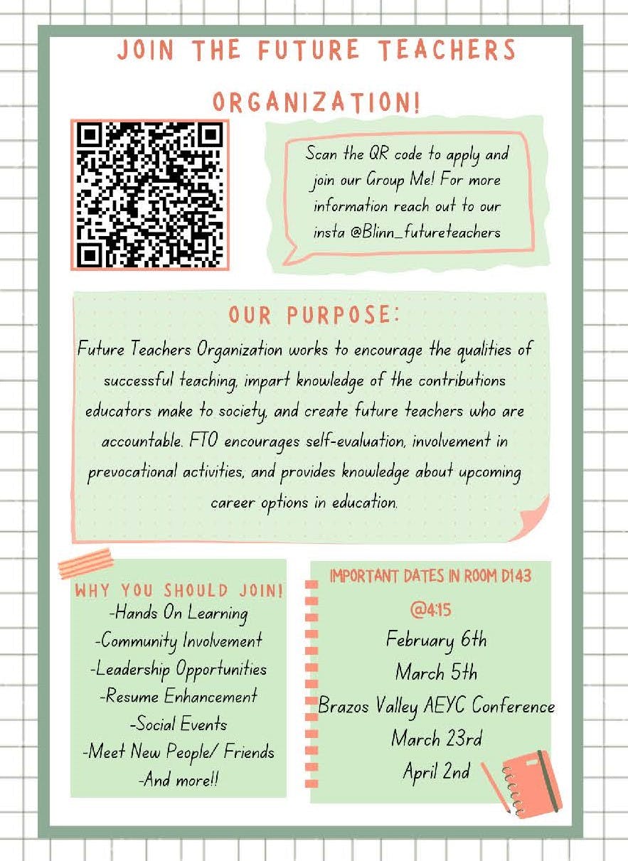 Future Teachers Organization Meeting