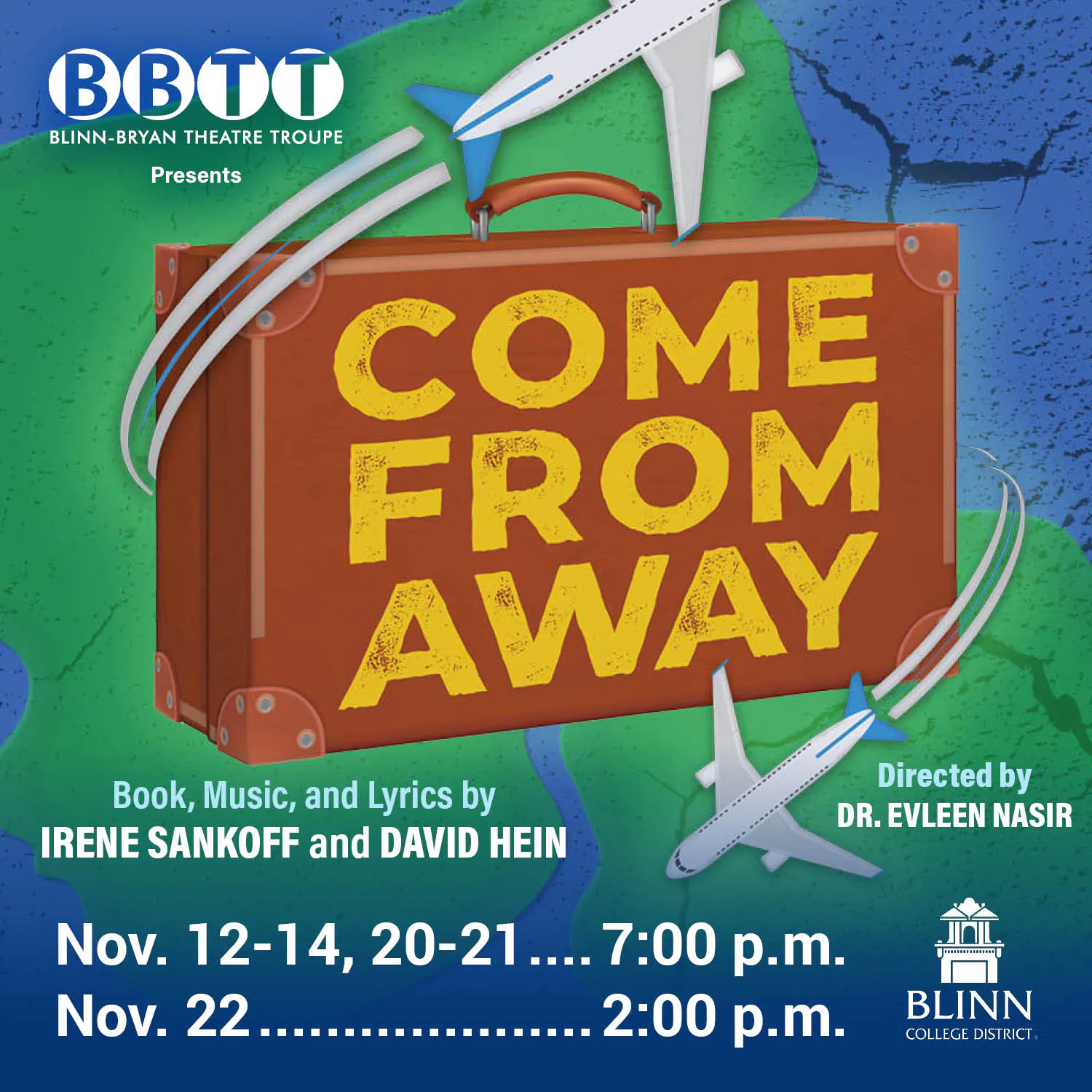 Blinn Bryan Theatre Troupe Presents: Come from Away