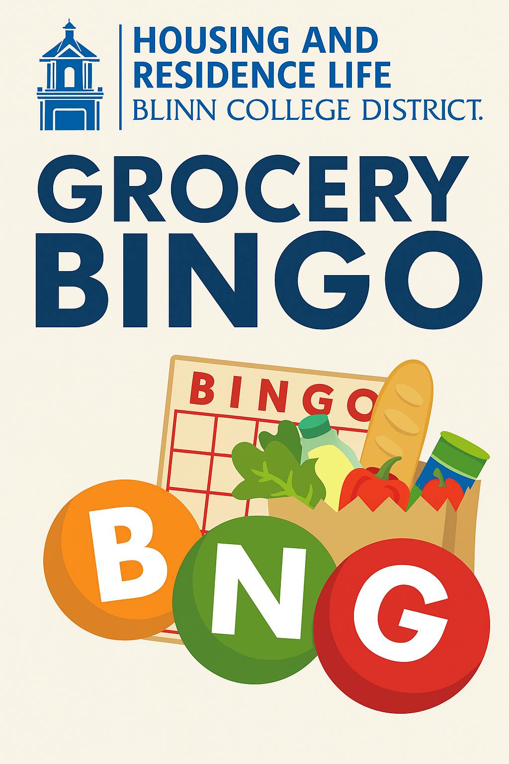 Grocery Bingo- Housing Welcome Week