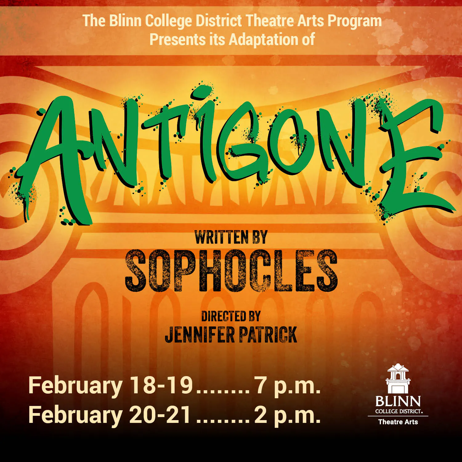 Brenham Campus Theatre Arts Presents: Antigone