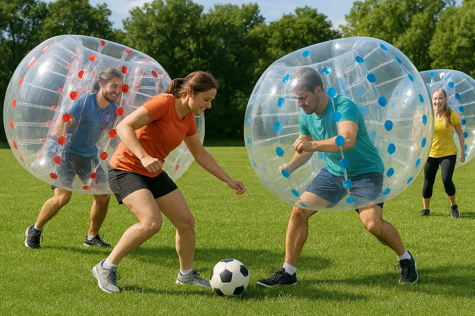 De-Stress Week Bubble Soccer Tournament