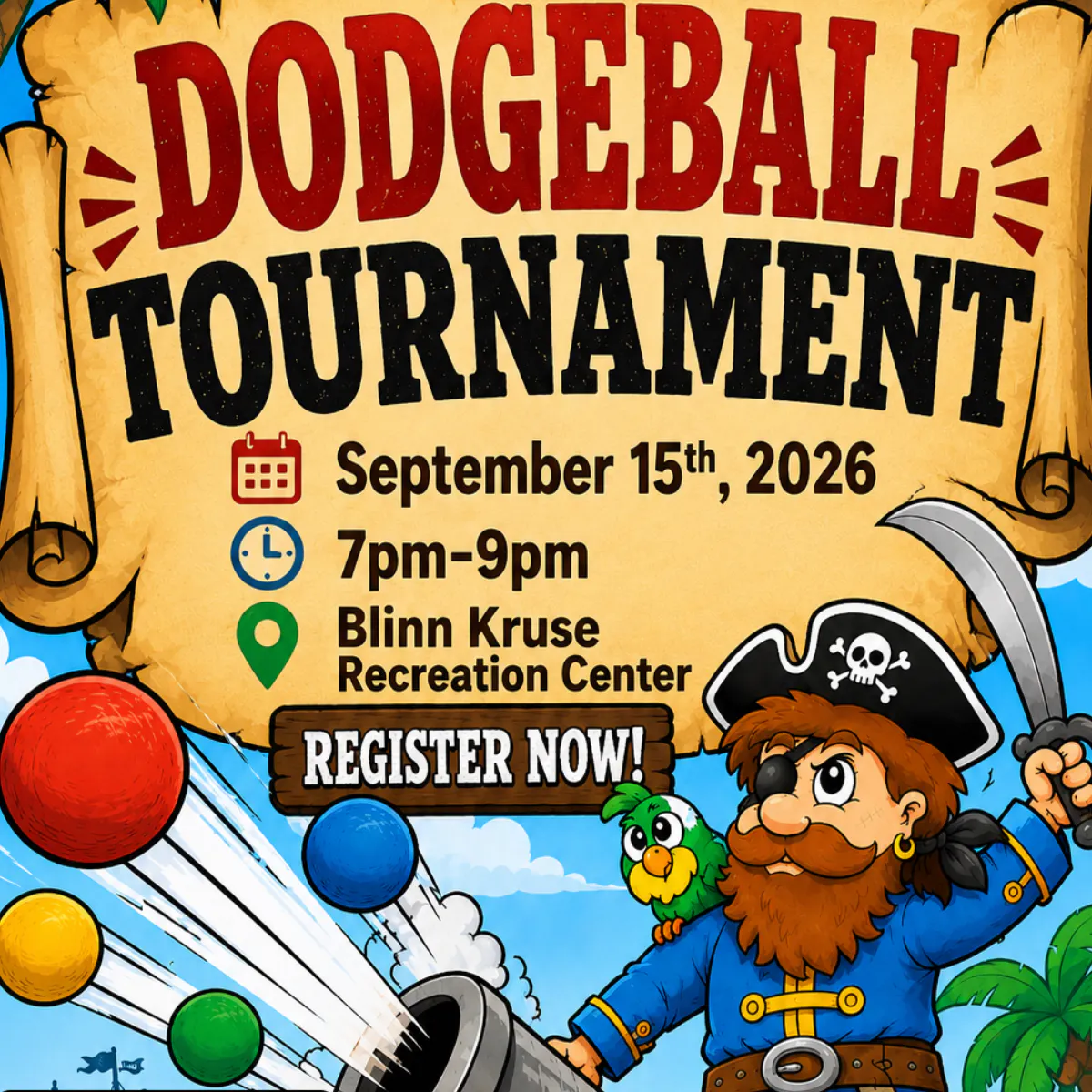 Cannon Fire Dodgeball Tournament