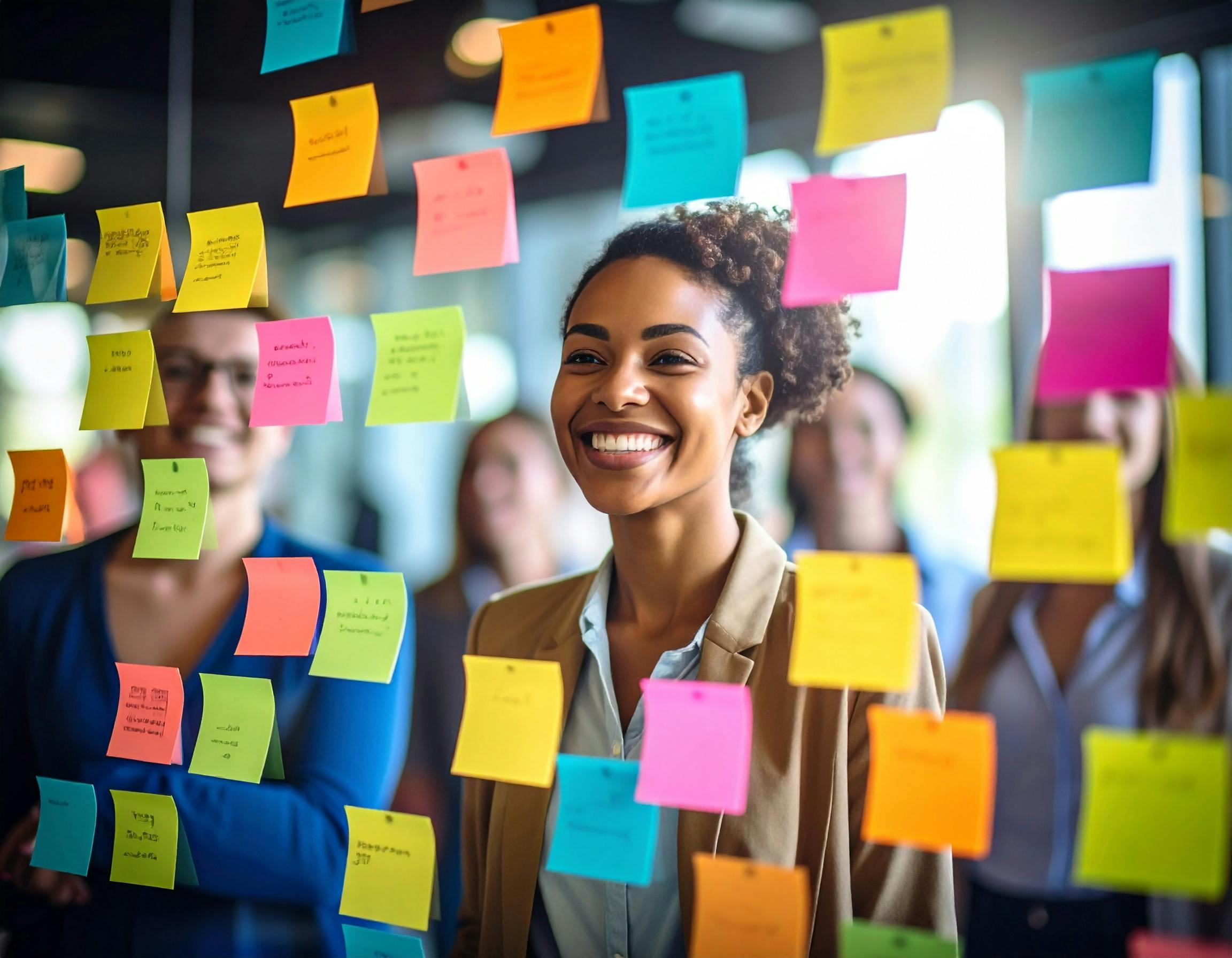 National Encouragement Day - Post it notes