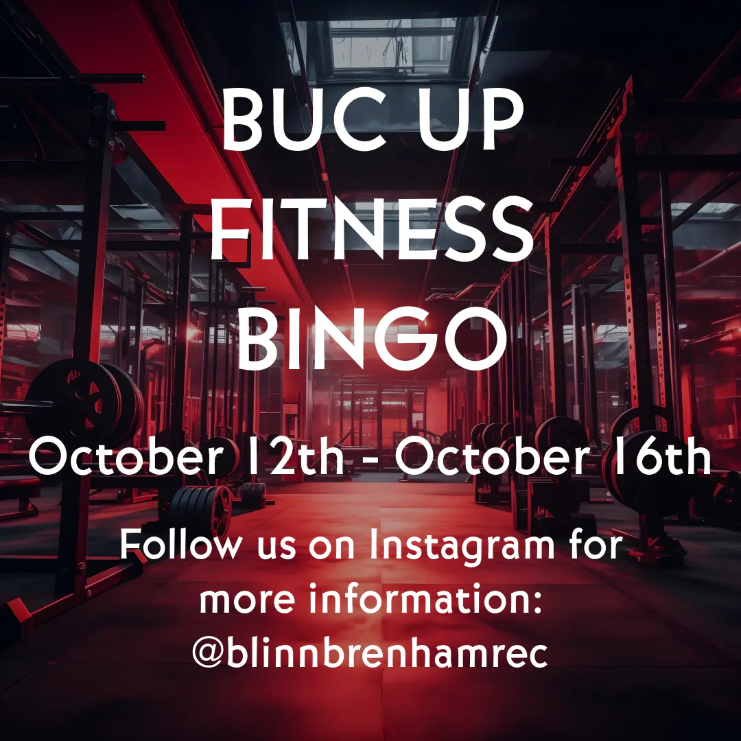 Buc Up Fitness Bingo