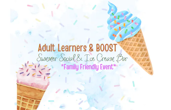 Summer Social *Adult Learners & BOOST*