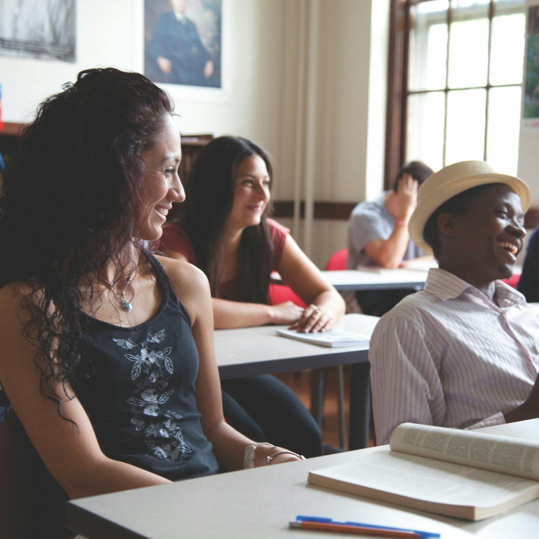 Students in classroom