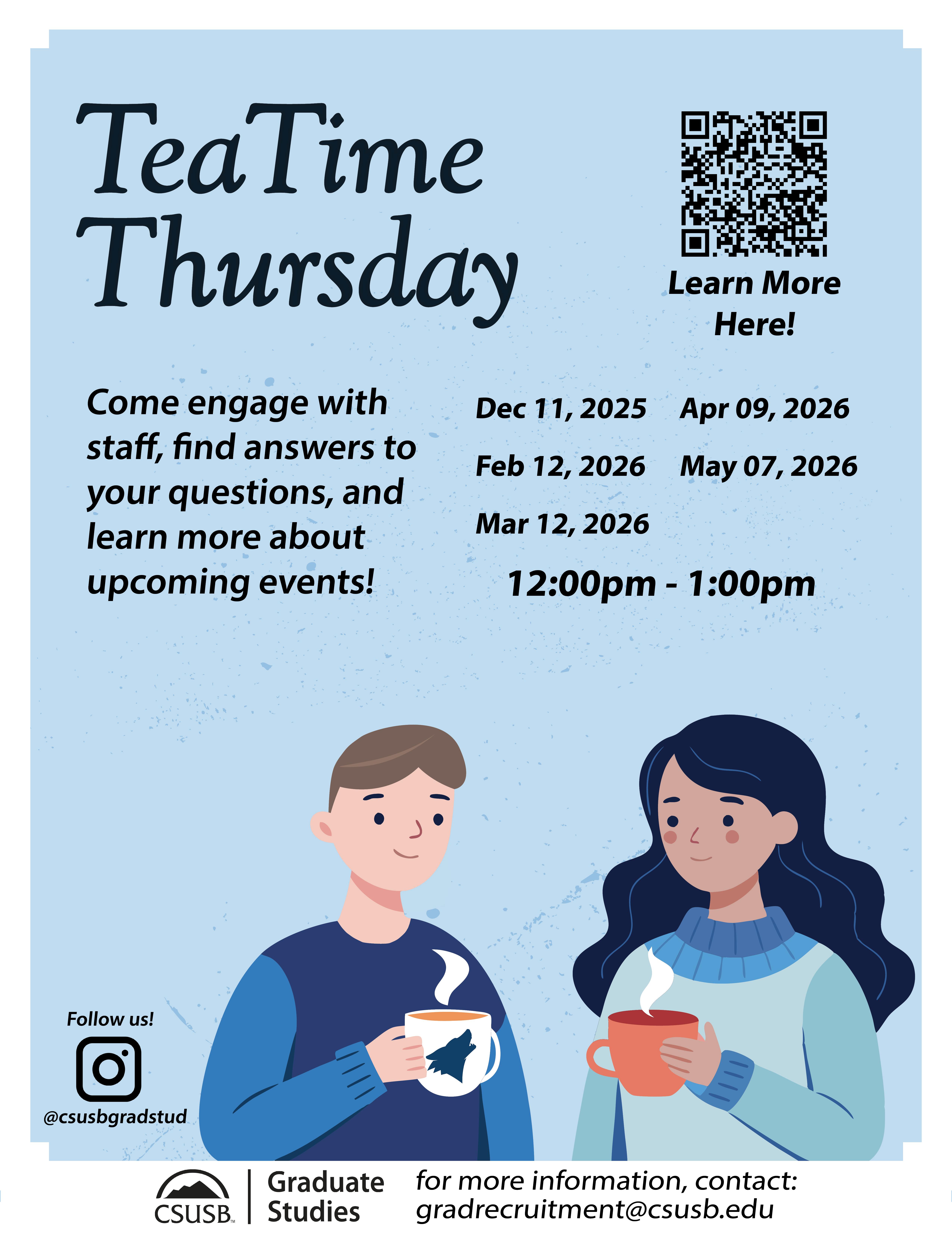 CSUSB TeaTime Sessions