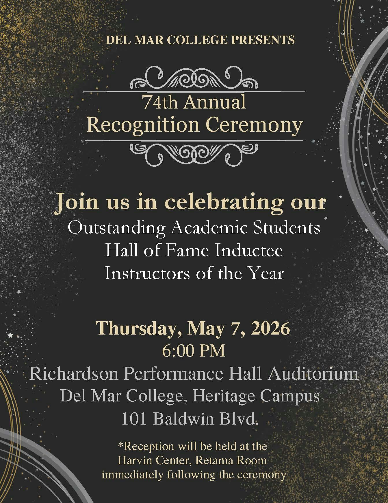 74th Annual Recognition Ceremony