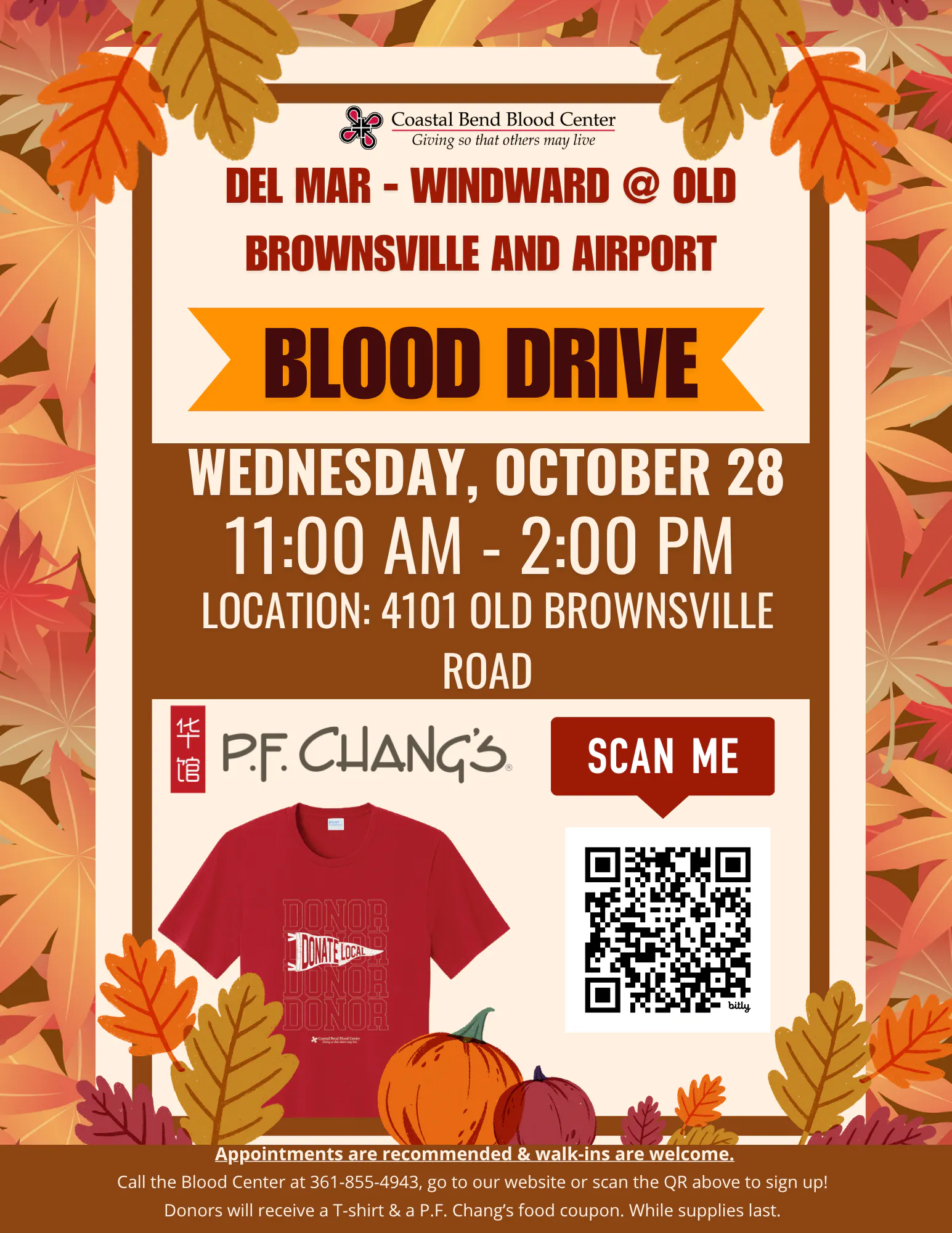 Coastal Bend Blood Center- Windward Campus Blood Drive