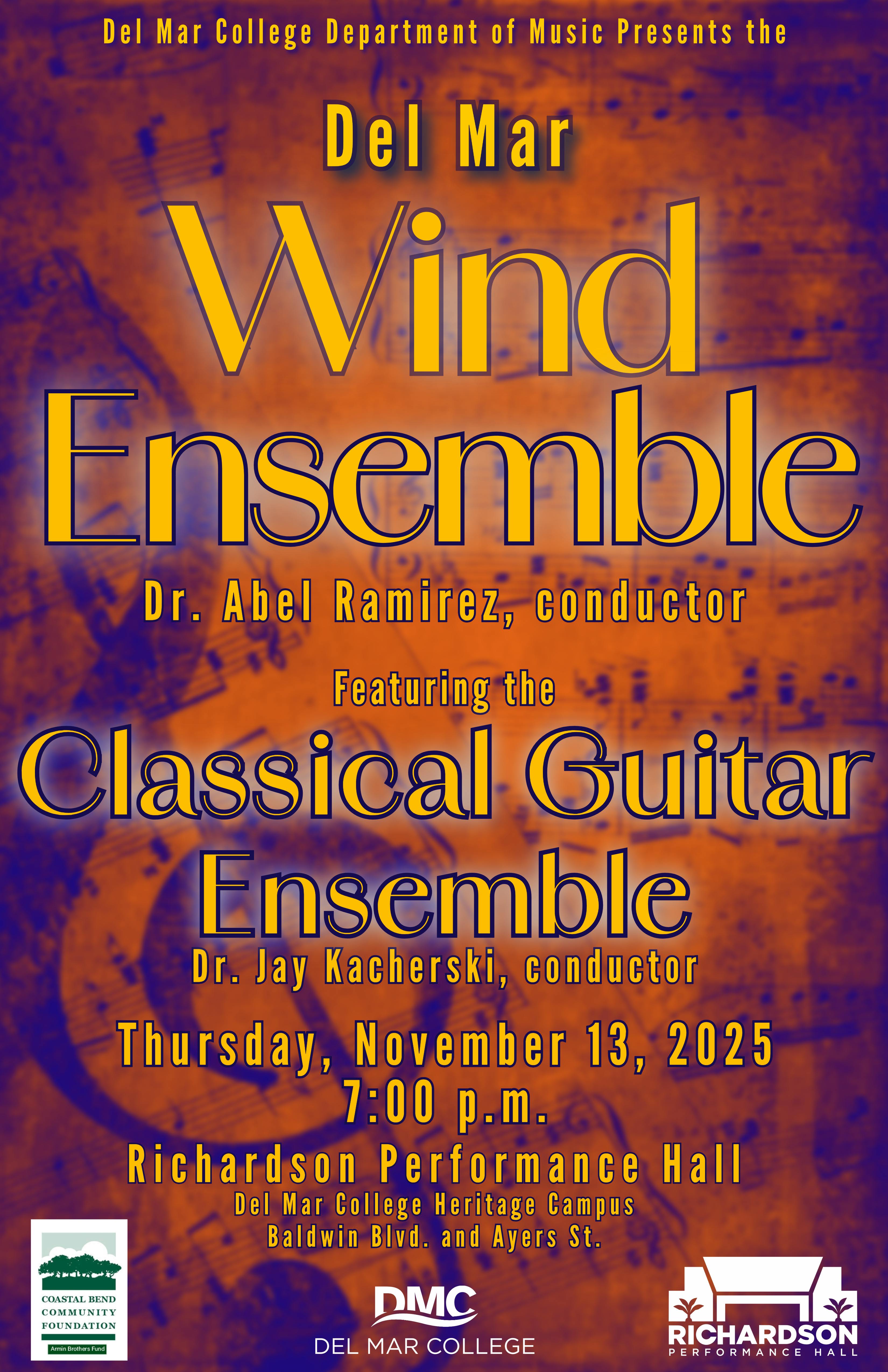 Performance by the DMC Wind Ensemble and Classical Guitar Ensemble