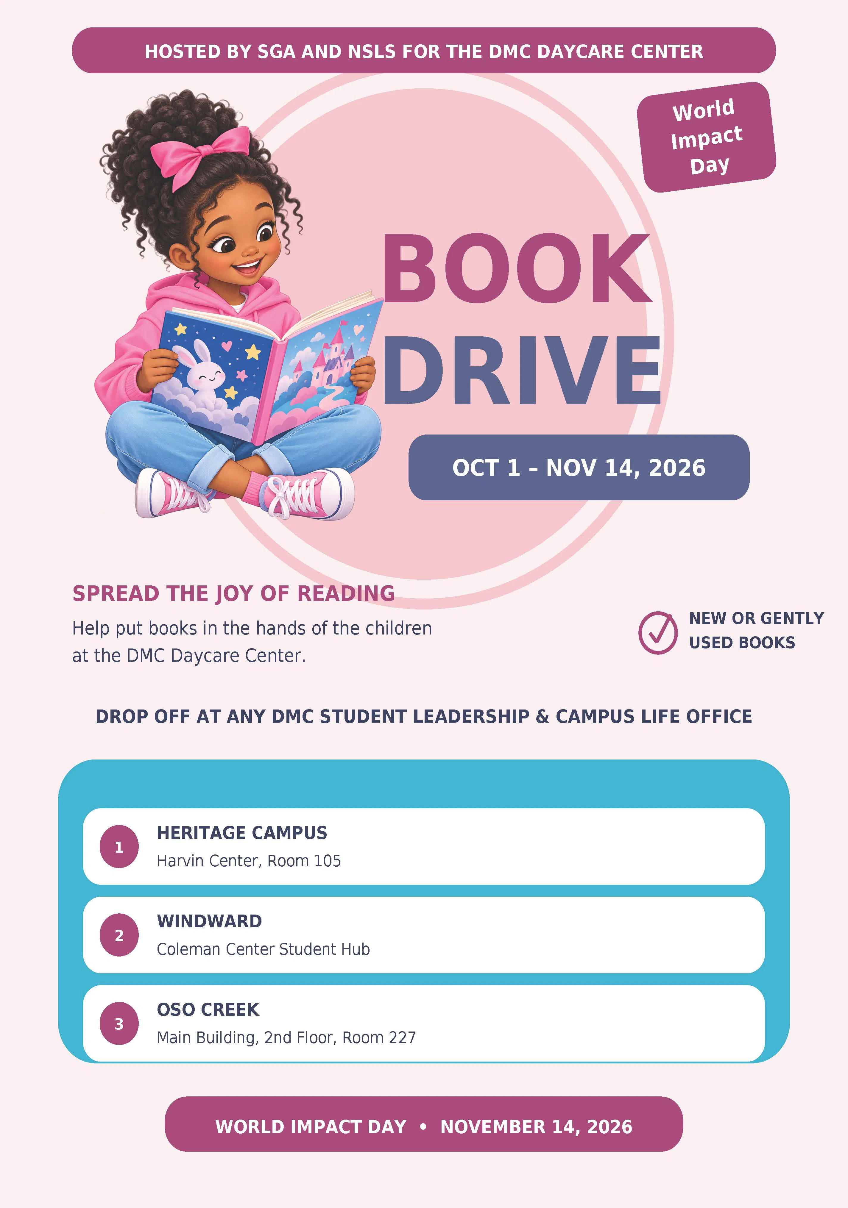 World Impact Book Drive