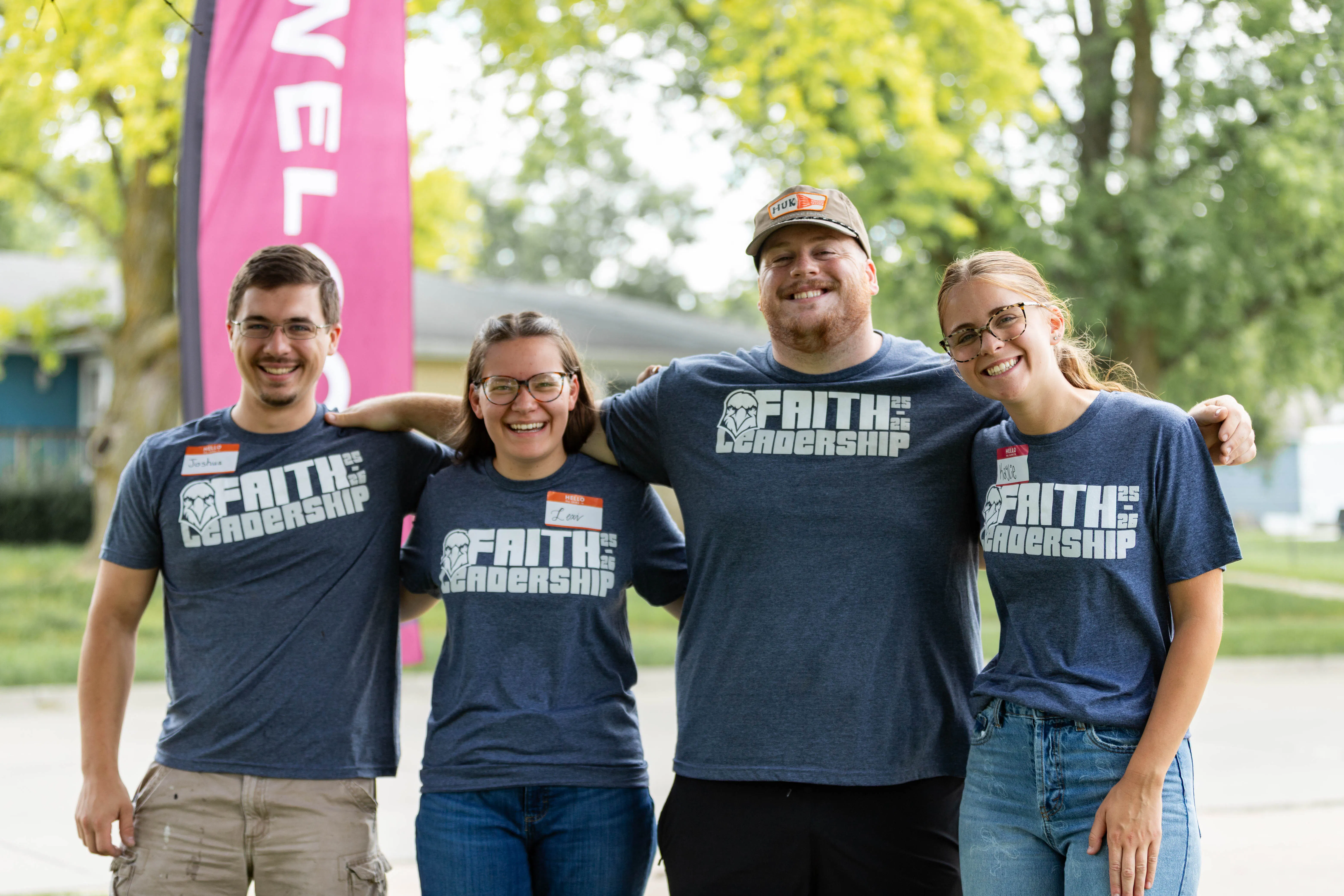 Smiling Faith students
