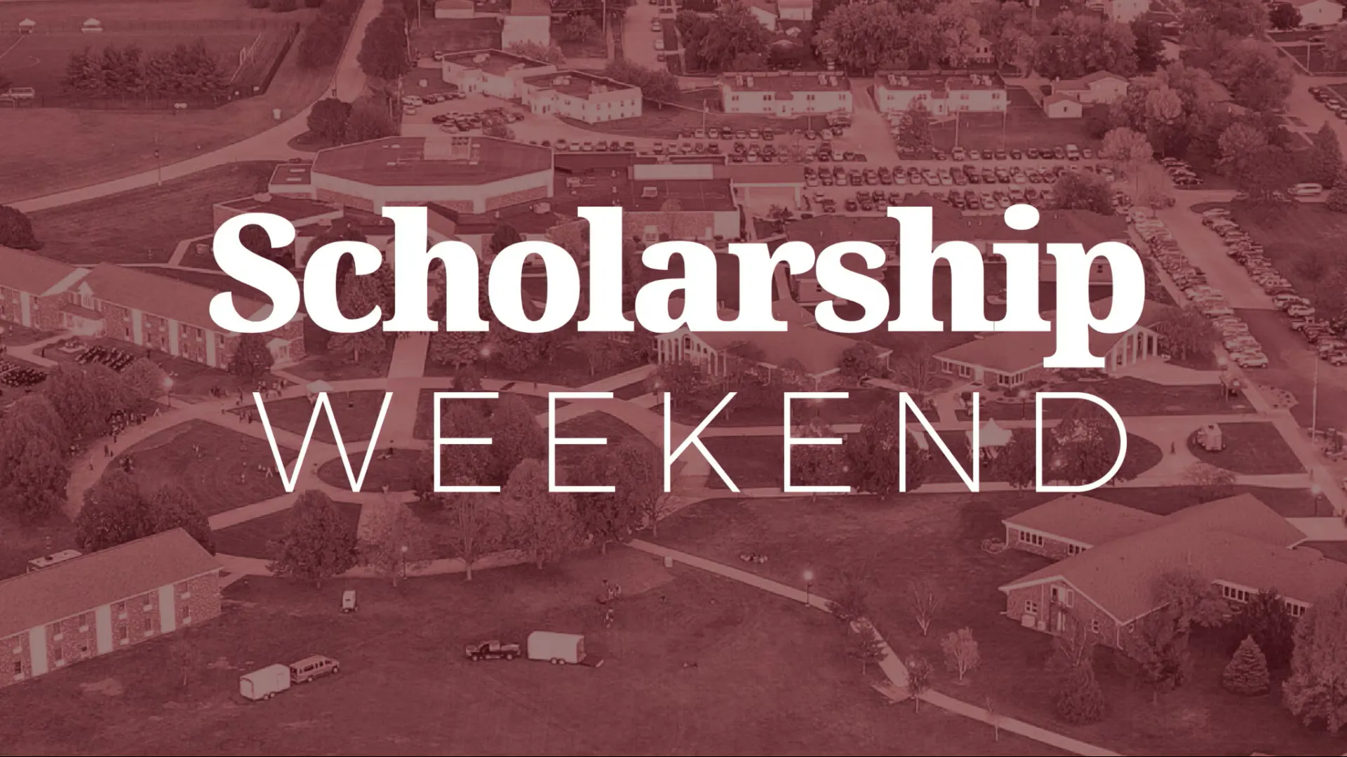 Scholarship Weekend Fall 2026