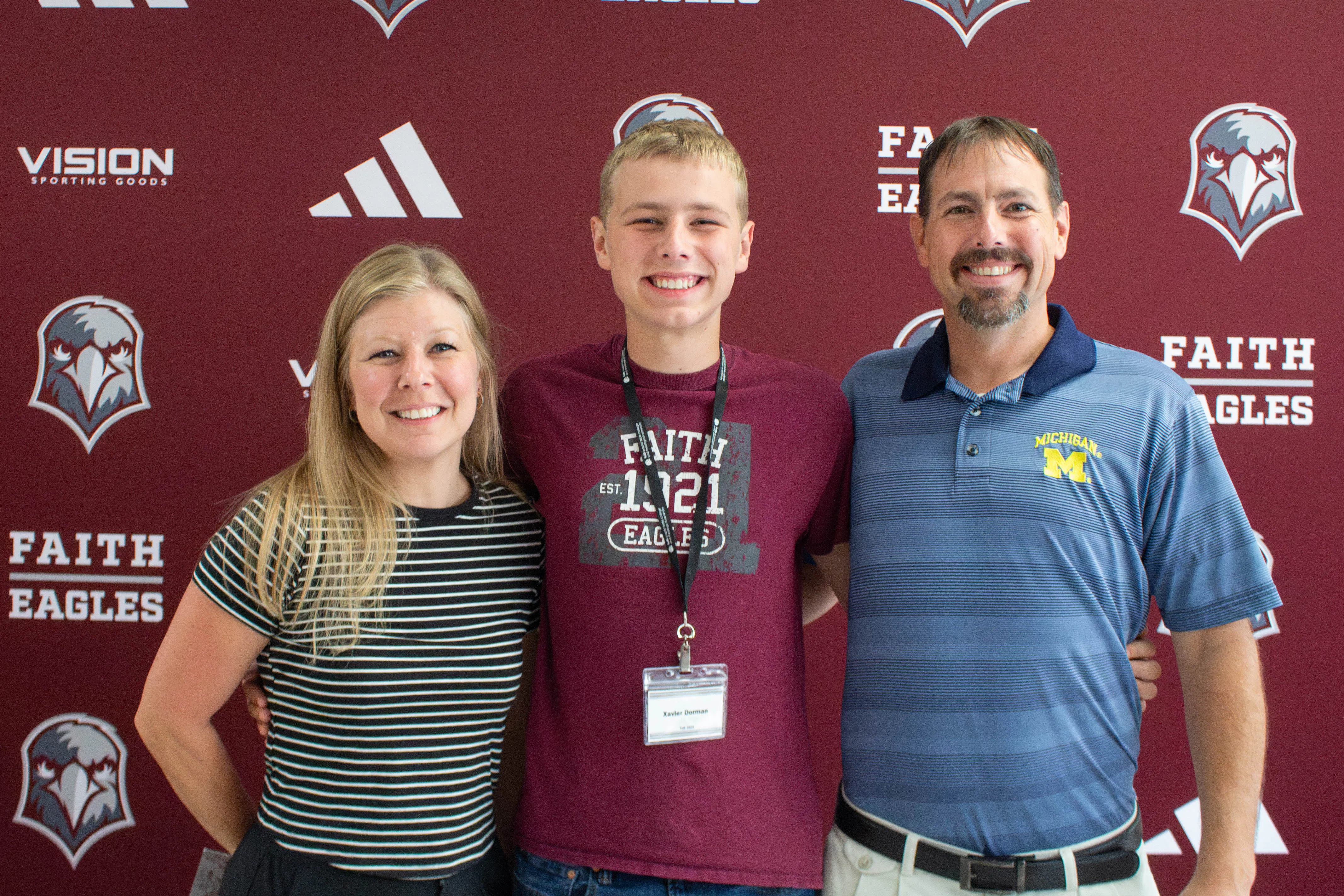 New Student with Parents at FBBC