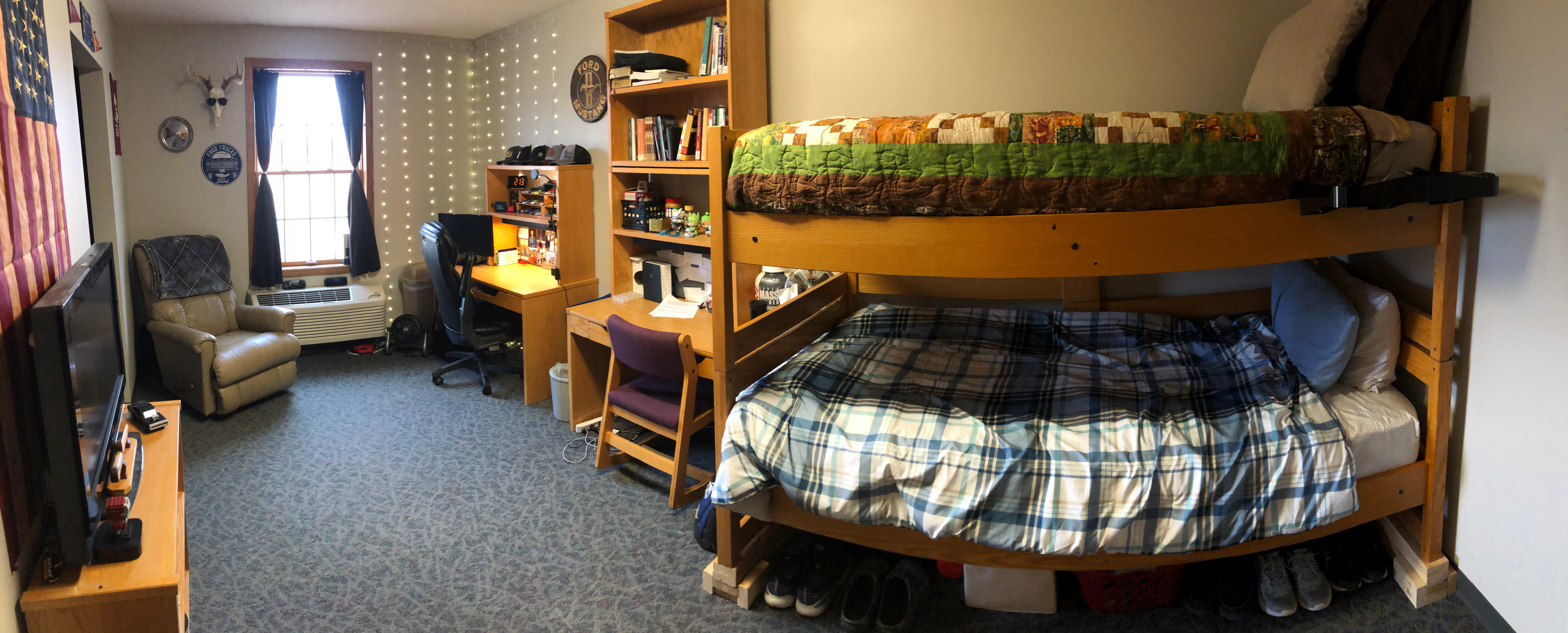 Faith Residence Hall bedroom setup