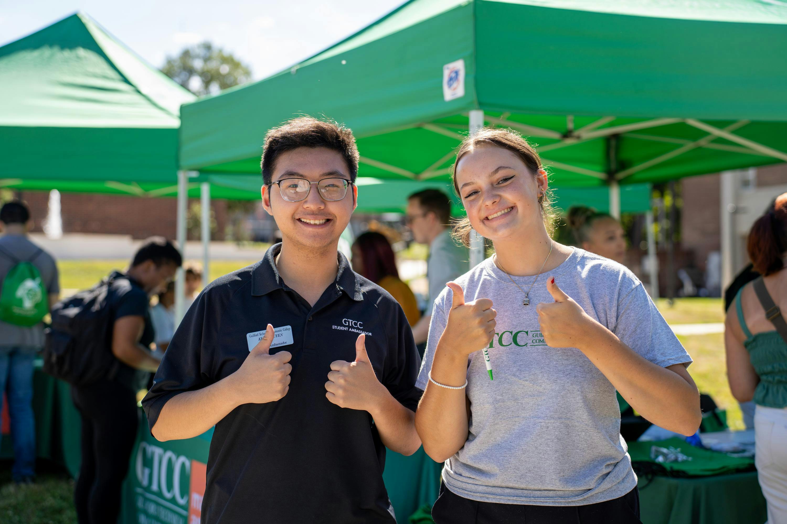 Students on campus