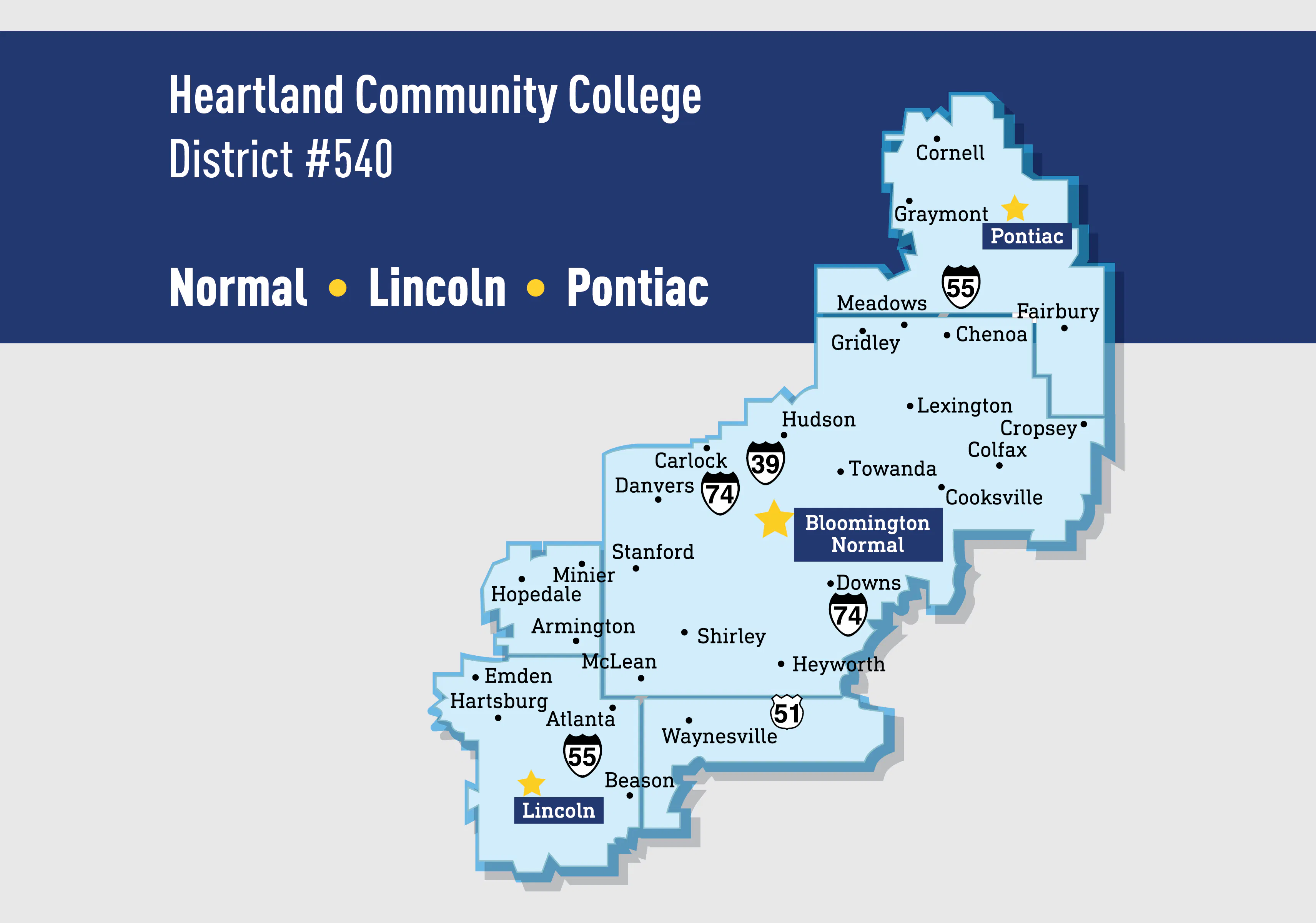Map of District #540