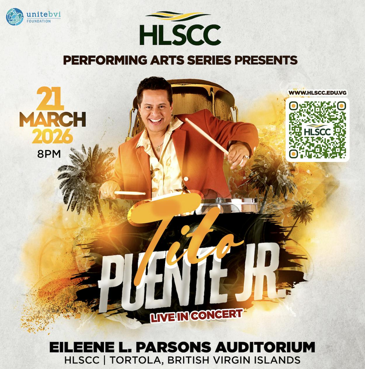 Tito Puente Jr. Live in Concert - General Admission – $50