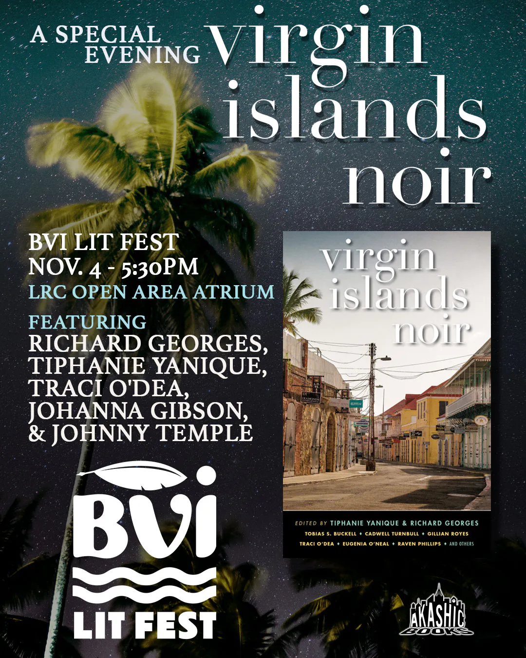 WHAT DONE IN THE DARK: VI Noir Book Launch  - BVI Lit Fest 2026 - Free Entry