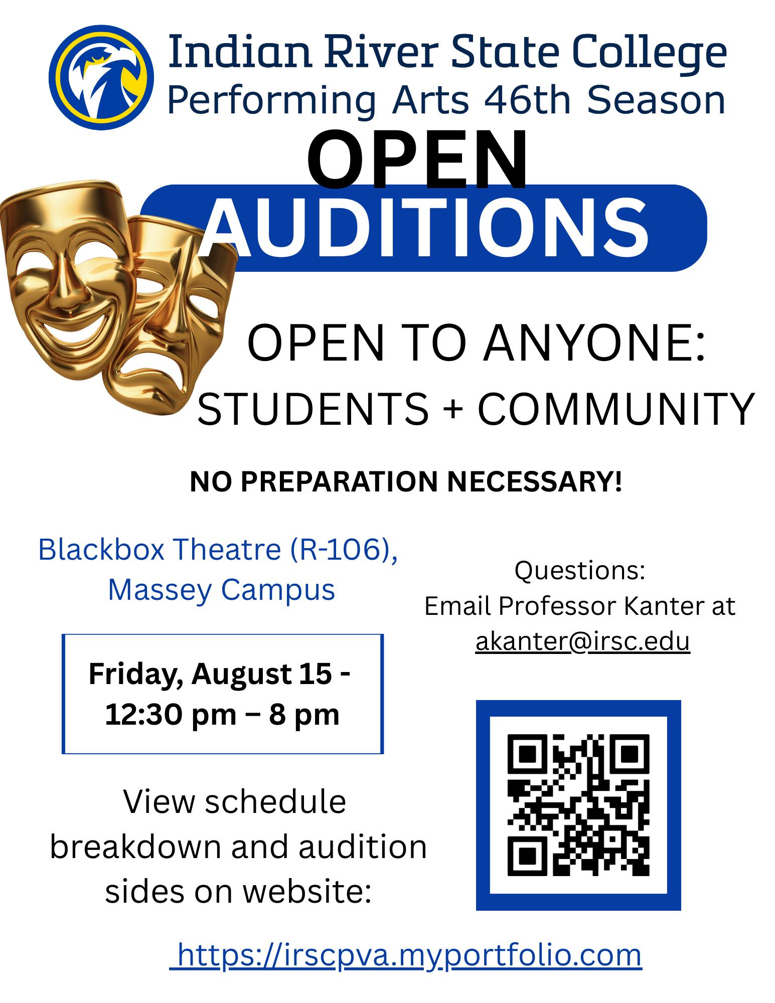 Open Theatre Auditions