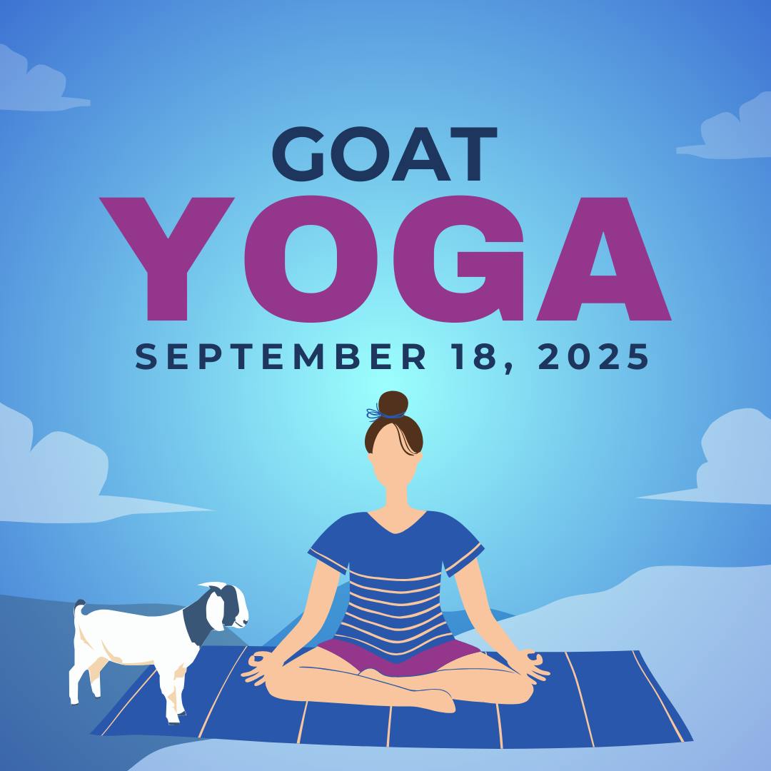 Goat Yoga with JCC Health & Fitness Science