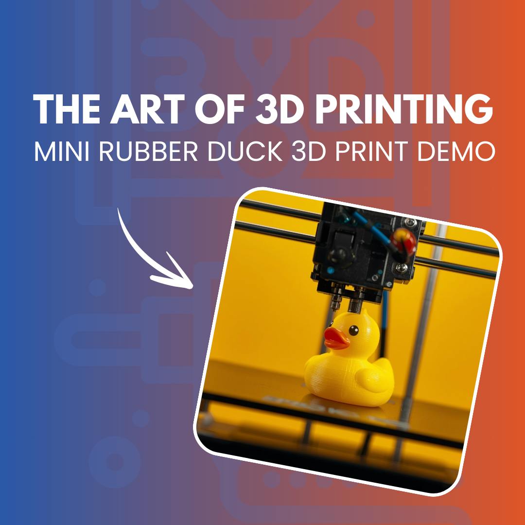 The Art of 3D Printing - Mini Rubber Ducks