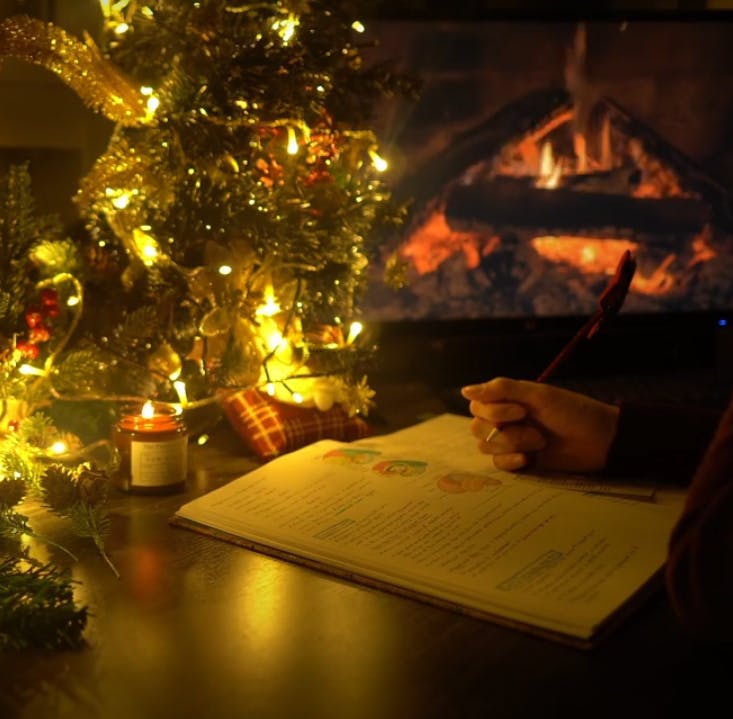 Cozy Holiday Pomodoro Study Session