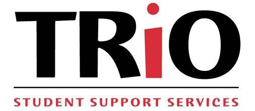 This image in the TRIO SSS logo. It has TRO in black with a lower case I in red. Under the TRIO it states "Student Support Services". 