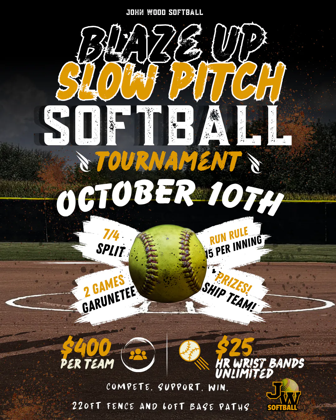 Blaze Up Slow Pitch Softball Tournament 