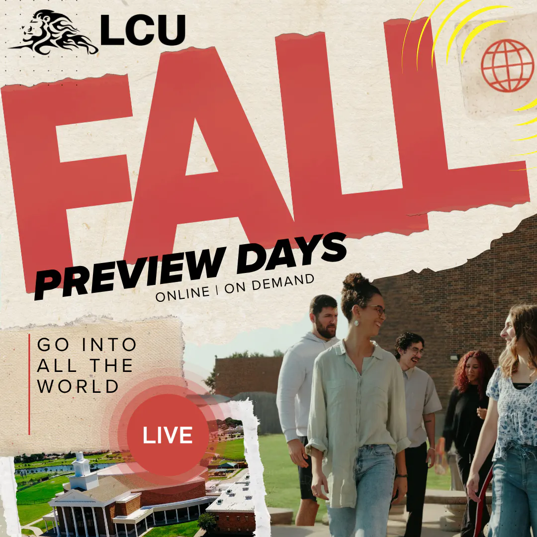 LCU Fall Preview Days - Oct 13-14 - Online