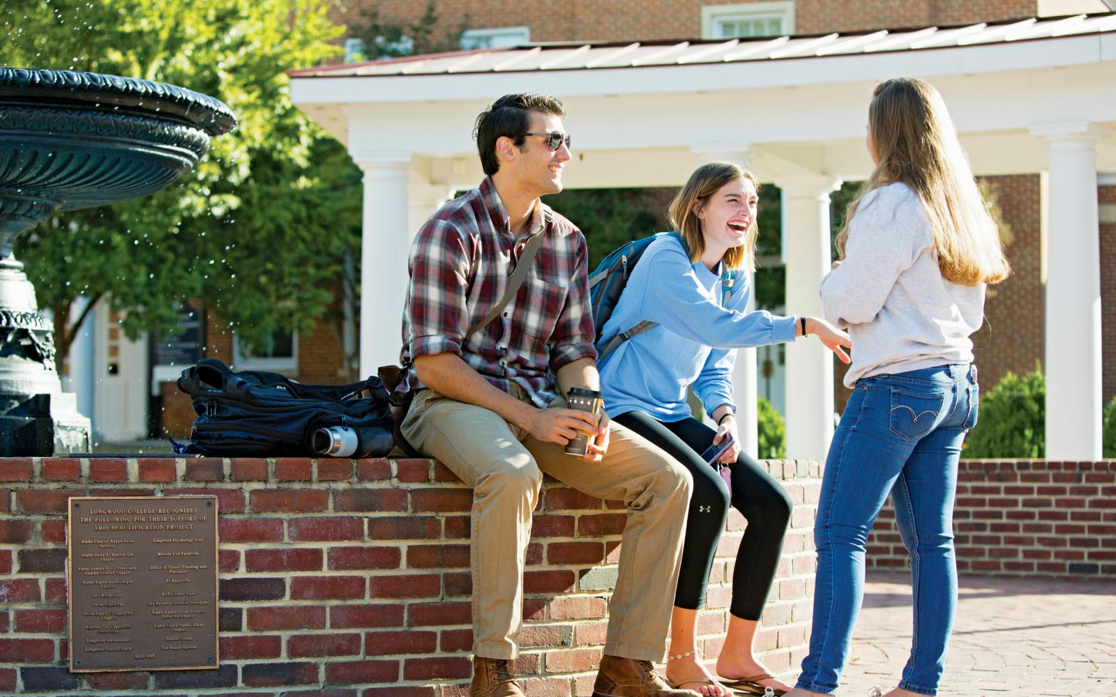 Students on campus