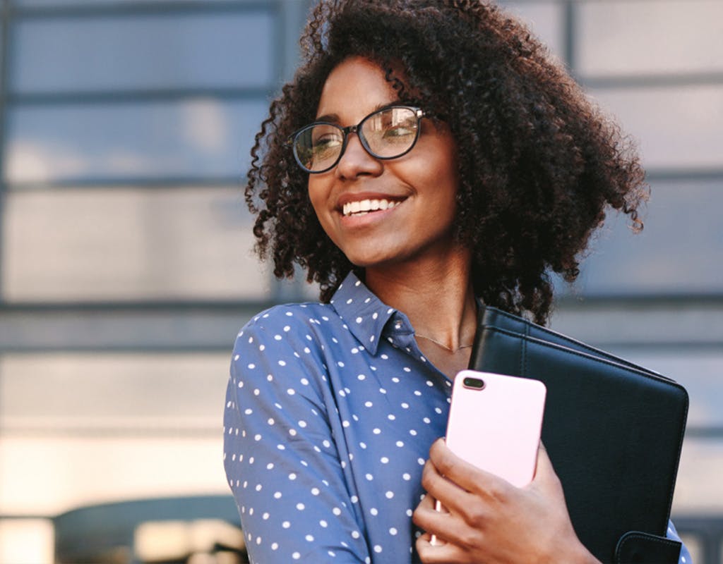 Smiling MBA Student