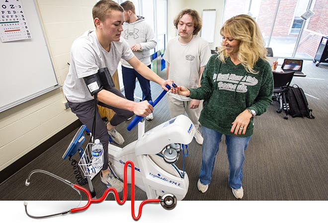 Students measure physical activity