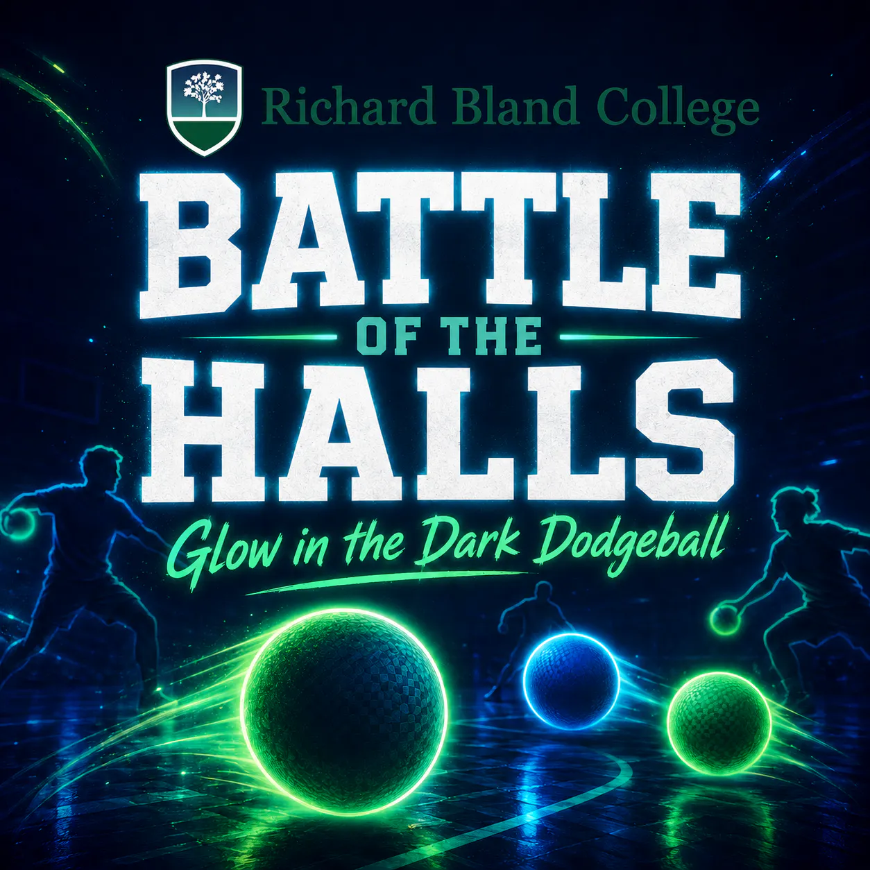 Battle of Halls: Glow in The Dark Dodgeball