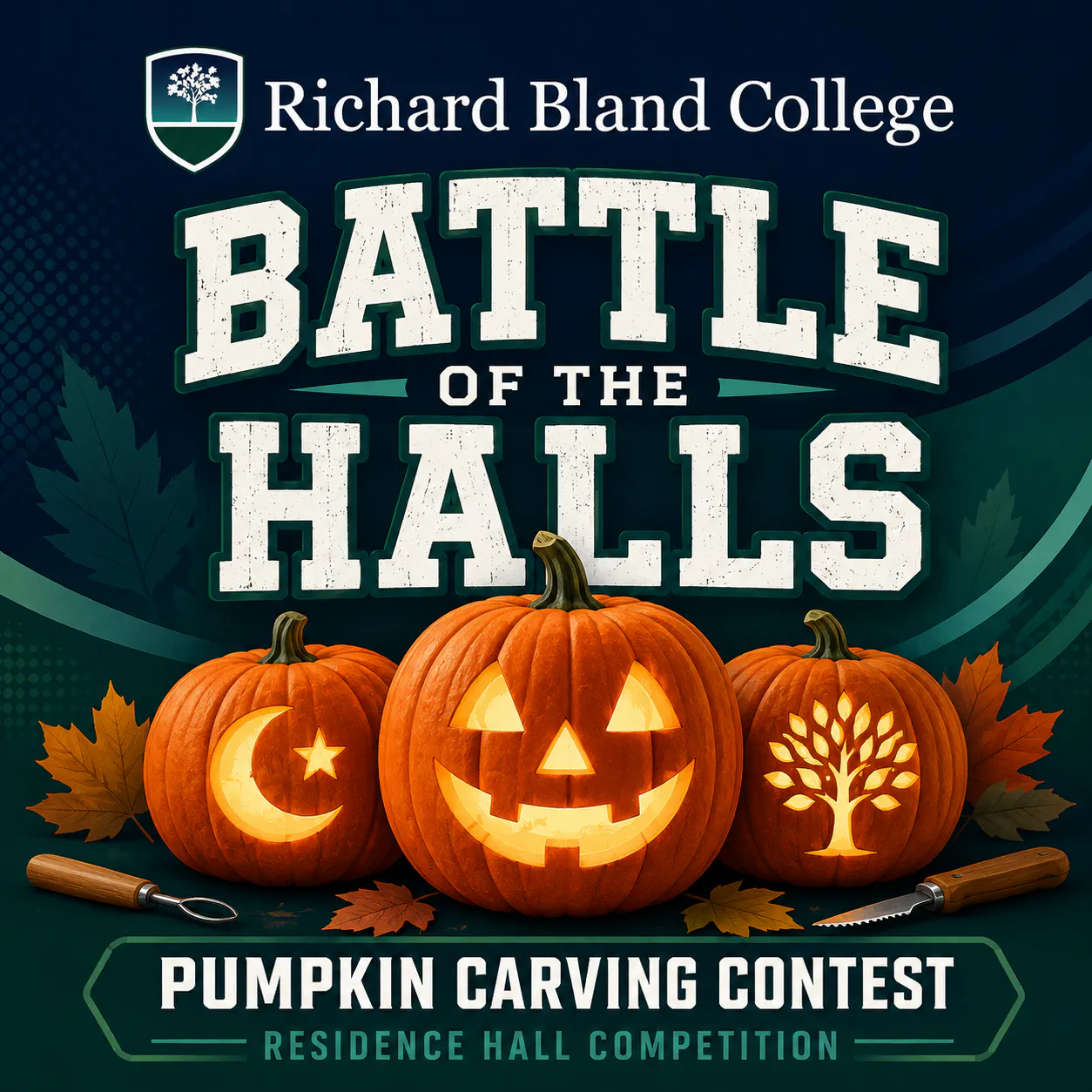 Battle of the Halls: Pumpkin Carving Contest