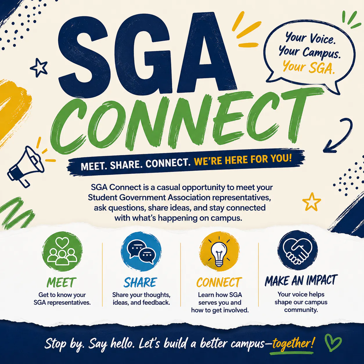 SGA Connect: Mid Semester Check In