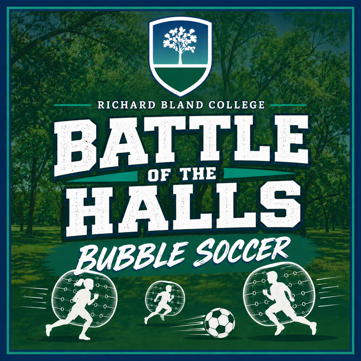 Battle of Halls: Bubble Soccer