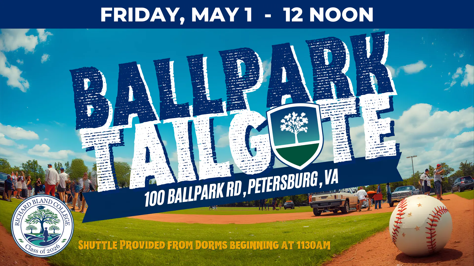 Graduation Week: Baseball Tailgate