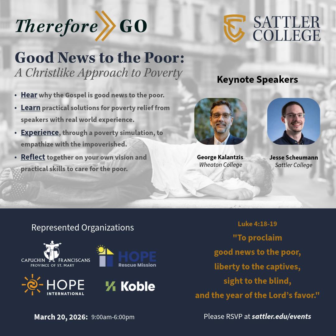 Therefore Go Conference: Good News to the Poor
