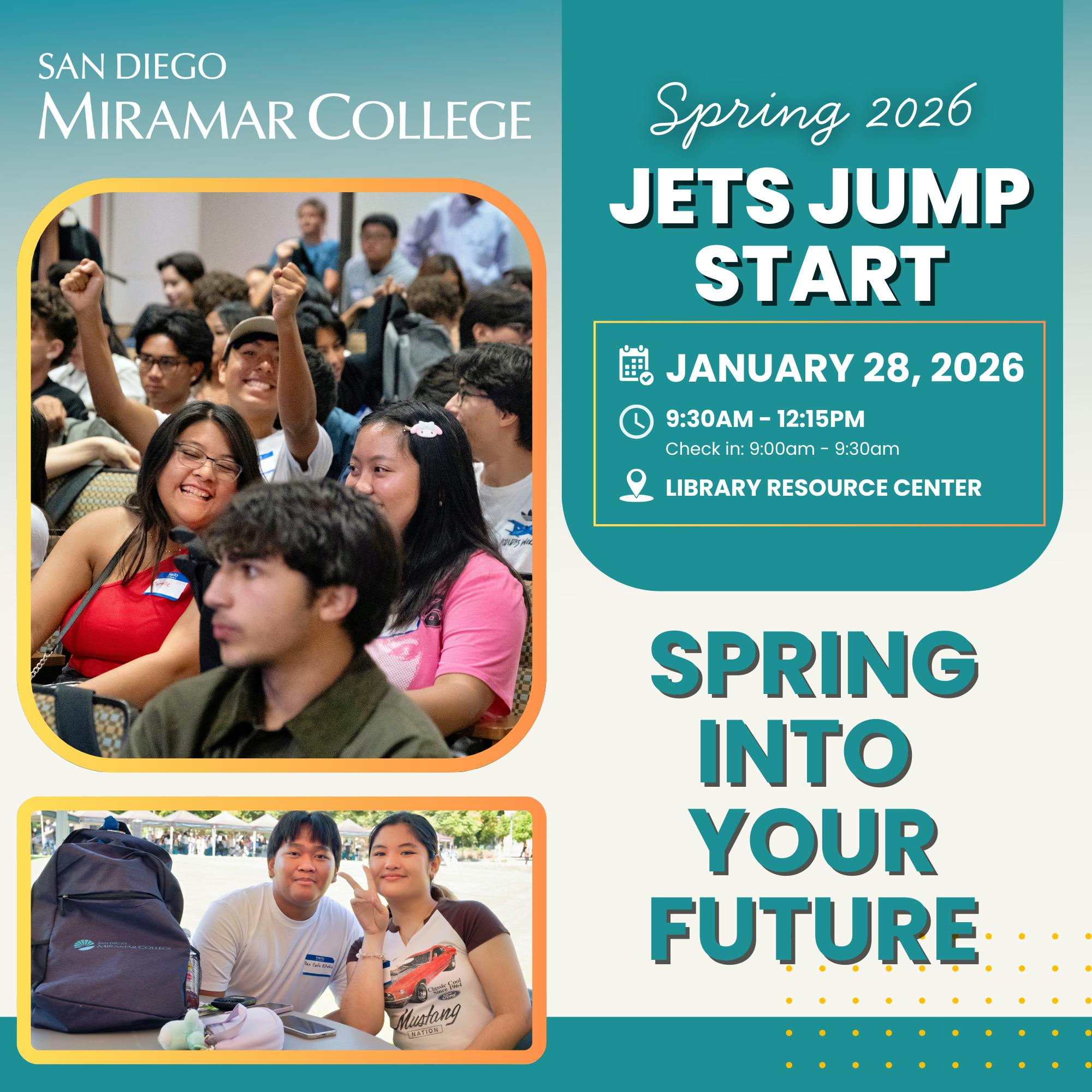 Spring 2026 Jets Jump Start: Spring Into Your Future