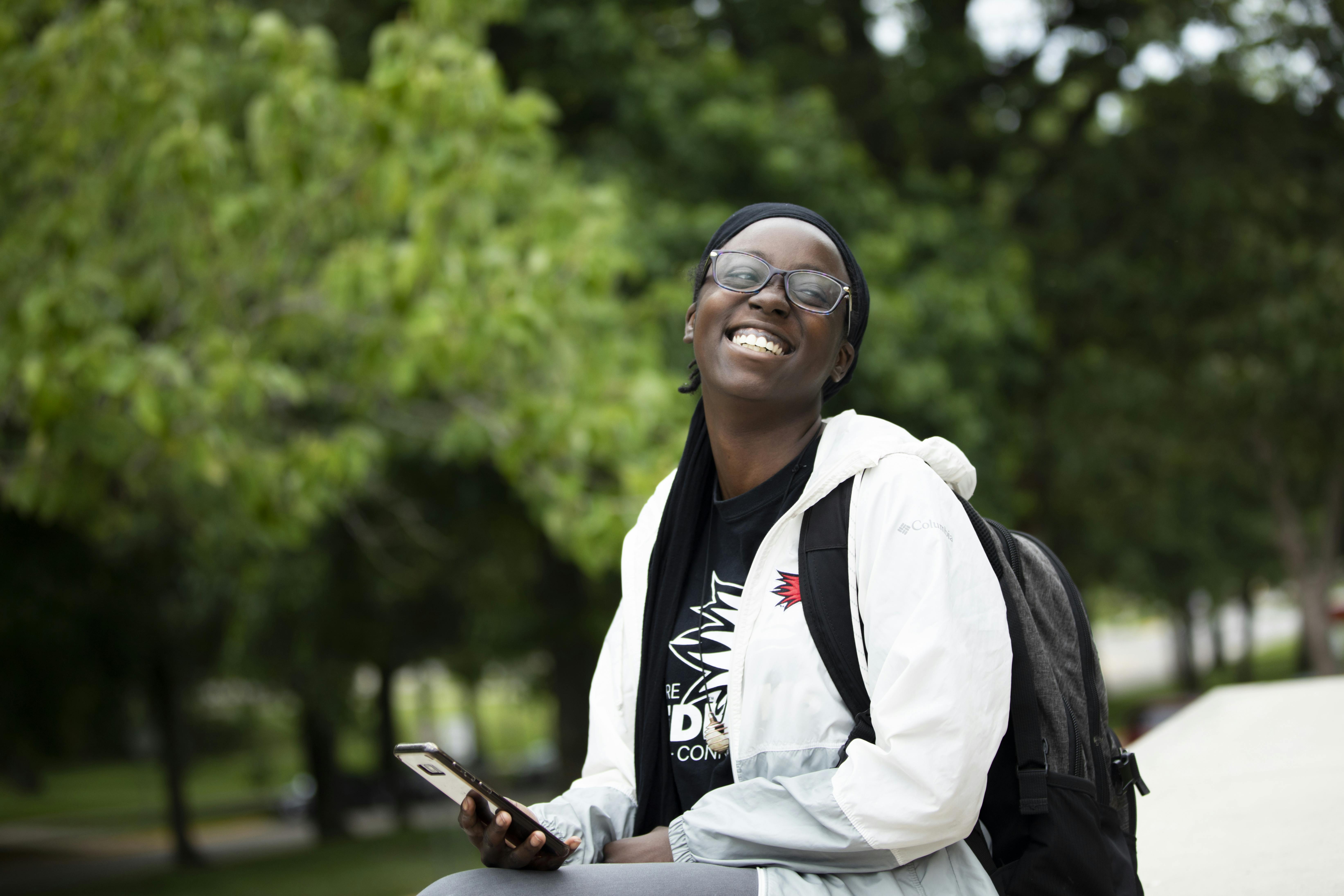 Student on SEMO Campus