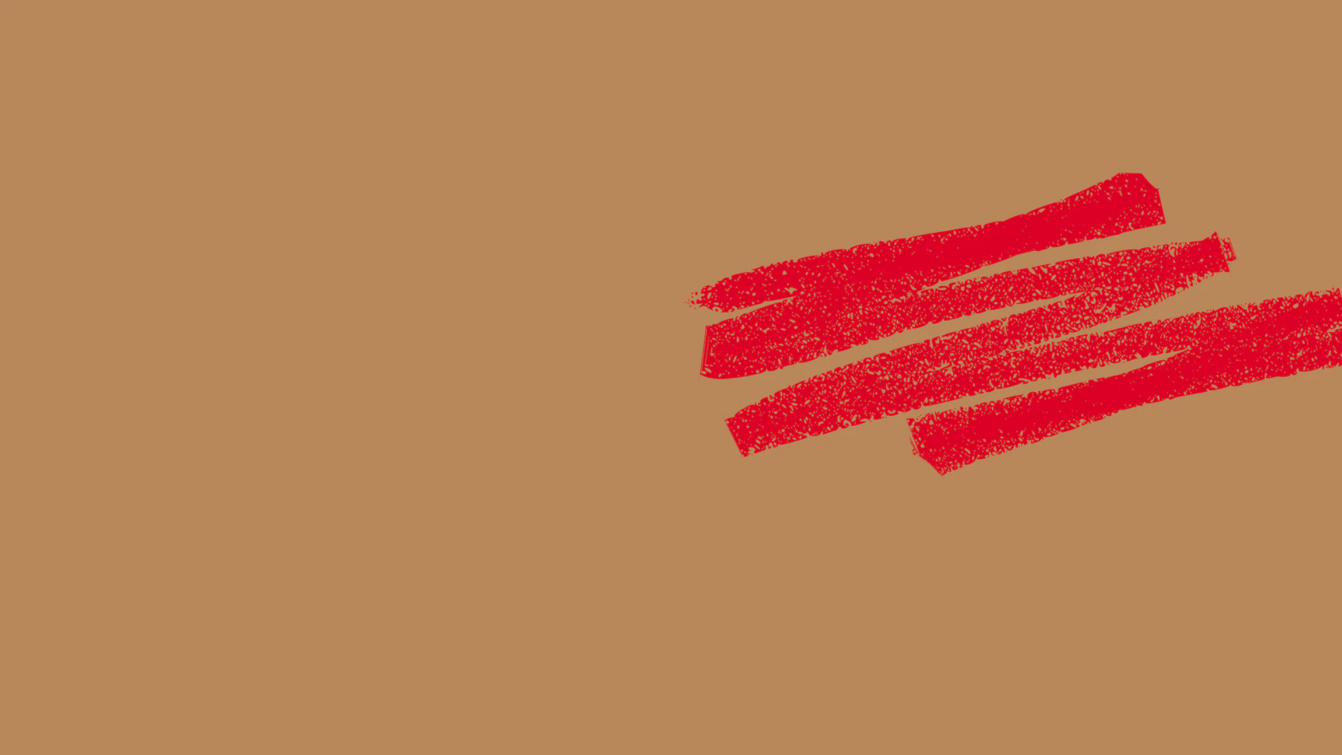 SEMO brand background featuring copper color and red scribble design