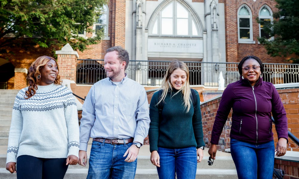 Smiling Graduate business student at SLU