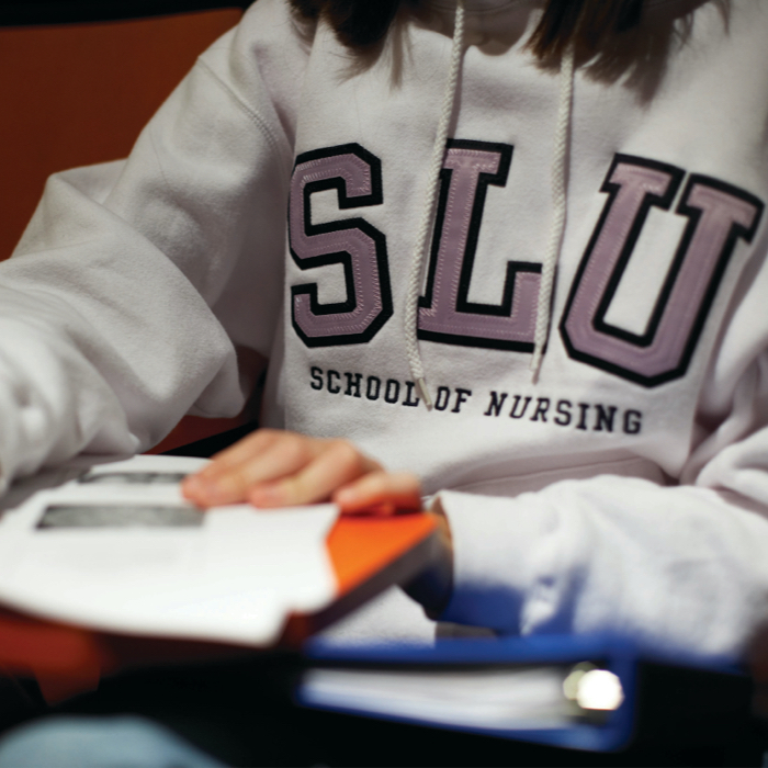 SLU Nursing Student sweatshirt