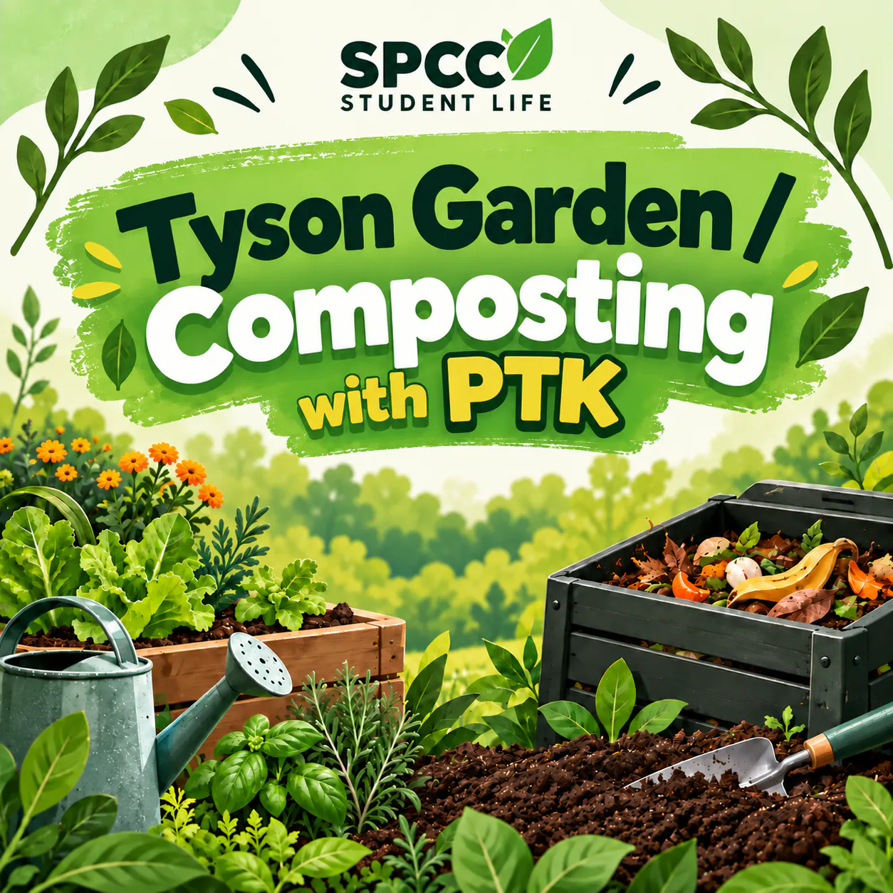 PTK Composting & Gardening Event- Tyson
